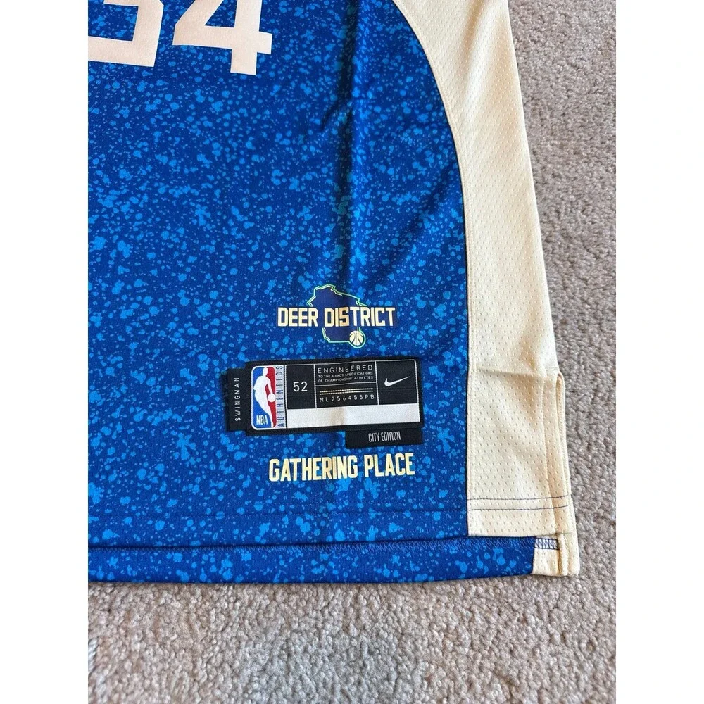 Giannis Antetokounmpo Milwaukee Bucks NWT Nike Men’s NBA Jersey Size XL